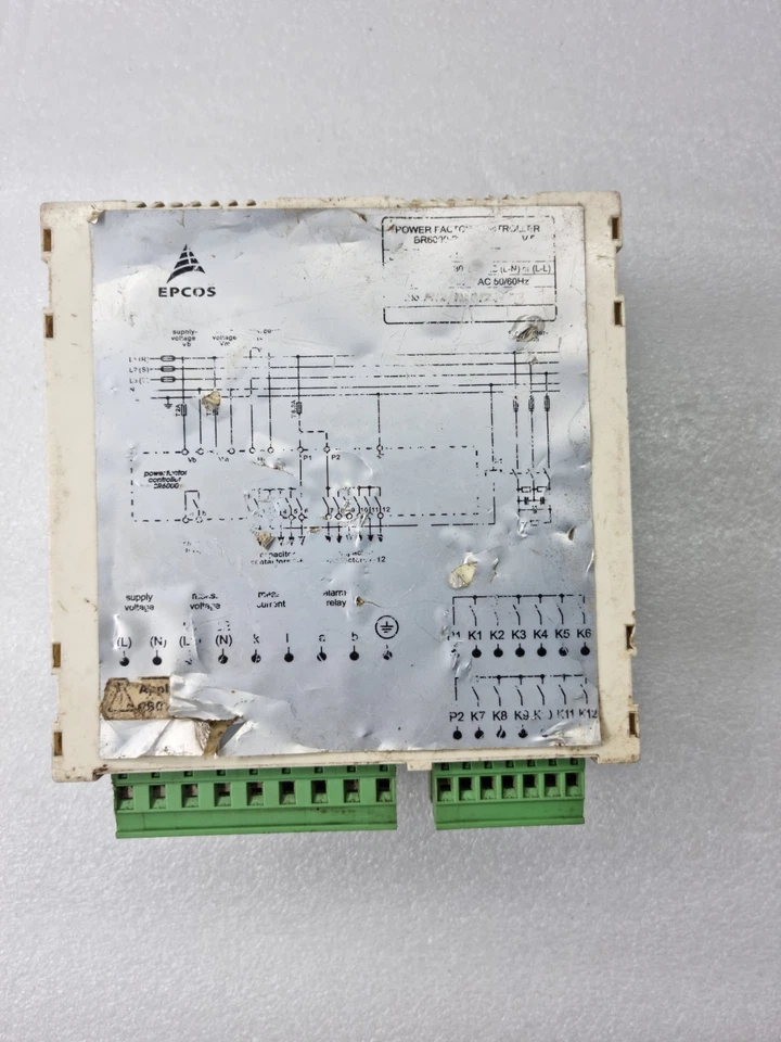 EPCOS BR 6000 POWER FACTOR CONTROLLER | POWER QUALITY SOLUTIONS (USED CONDITION)